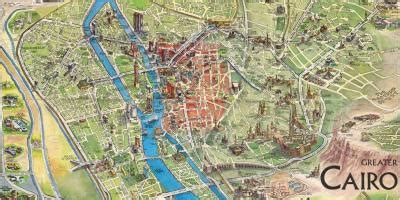 Old Cairo Map 