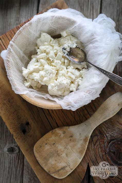 Homemade Ricotta Cheese Recipe The Prairie Homestead