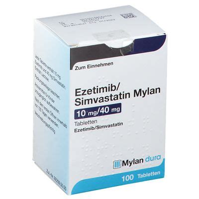 Ezetimib Simvastatin Mylan Mg Mg St Shop Apotheke Com
