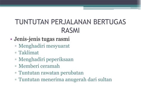 Perubatan merangkumi pelbagai amalan penjagaan kesihatan yang bercambah untuk mengekalkan dan mengembalikan kesihatan melalui pencegahan dan rawatan. PPT - TUNTUTAN PERJALANAN PowerPoint Presentation, free ...
