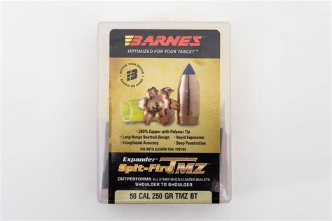Barnes Spit Fire Tmz 50 Cal 250 Grain Muzzleloader Bullets Knight Rifles