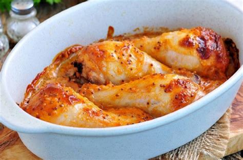 Recette Pilons de poulet au miel et à la moutarde