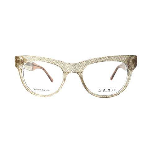 New Lamb By Gwen Stefani Eyeglasses La067 Gold Clear Optical Frame