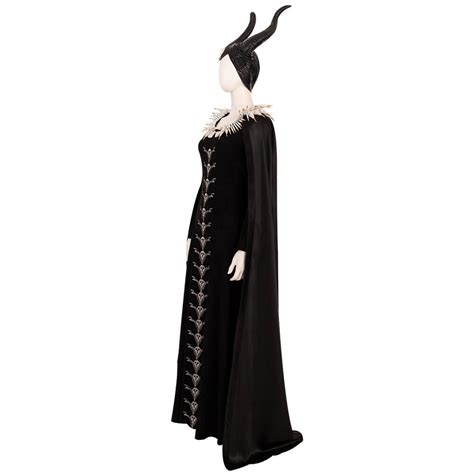 Disney Maleficent 2 Halloween Costume Mistress Of Evil Black Witch Angelina Jolie Cosplay Dress