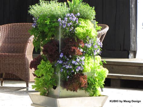 Mit produkten wie pflanztaschen und pflanzenwanden wachsen pflanzen innen und draussen die wande hoch. Designhochbeet KUBI® Shop | Paradiesgarten Maag