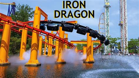 Iron Dragon Pivothead Pov Cedar Point Roller Coaster Back Seat On Ride