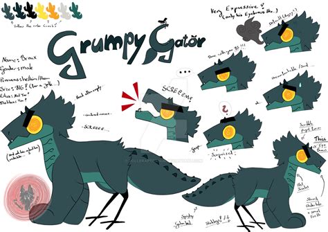 Grumpy Gator Myo By Jolleraptorhub On Deviantart