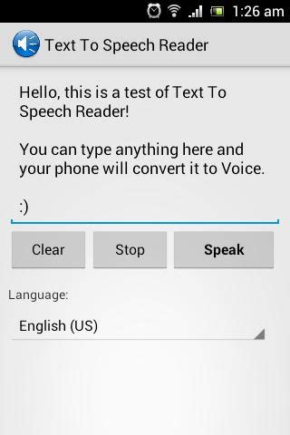 Comment below sharing your thoughts and experiences about using the above text to speech apps for android. Text To Speech Reader - Android Apps on Google Play
