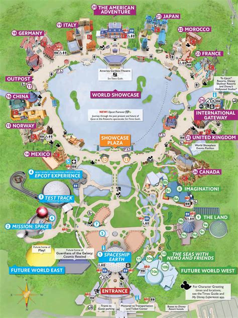 Epcot Disney World Map 2024 Mabel Rosanna