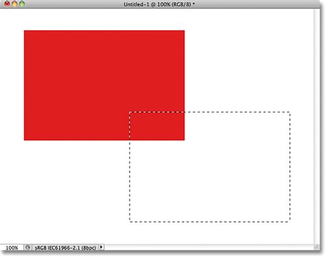 Photoshop fills the selection with your chosen color. Photoshop Layers Introduction