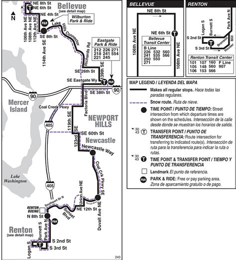 King County Metro Route 240 Bellevue Tc Renton Tc Cptdb Wiki