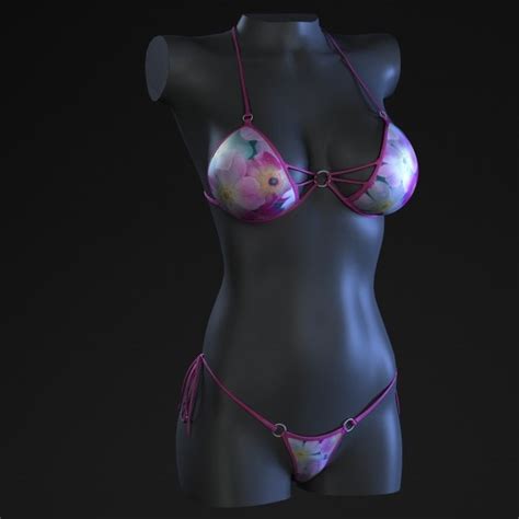 3d Bikini Models Turbosquid