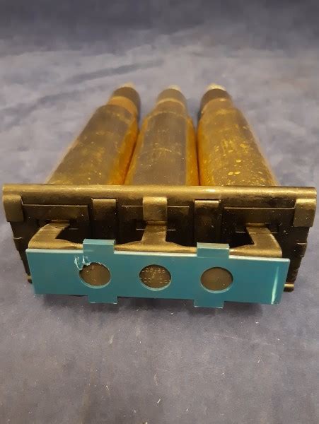 3 X Inert Display 30mm X 170 Rarden Rounds Brass Cases Resin