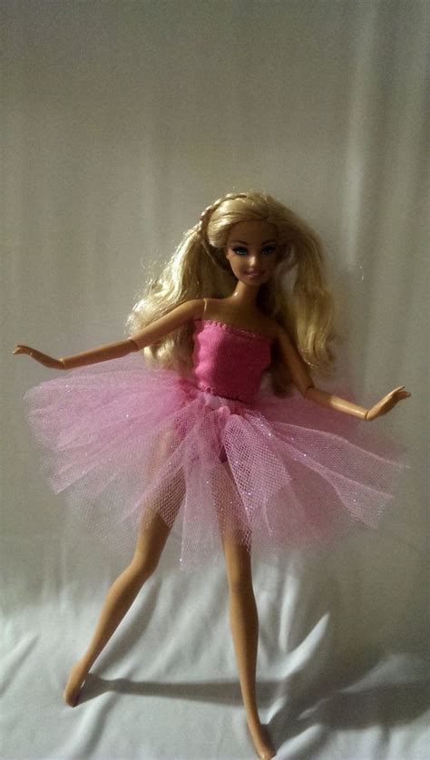 Pink Sparcle Tutu Skirt For Barbie Doll Etsy Doll Tutu Barbie