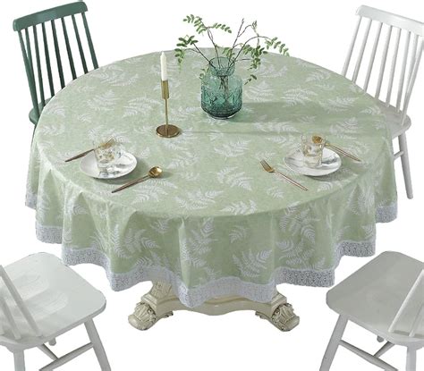 Table Cloth Waterproof Pvc Plastic Tablecloth Round Tablecloths For