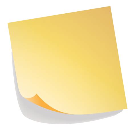 Yellow Sticky Note Transparent Png All Png All