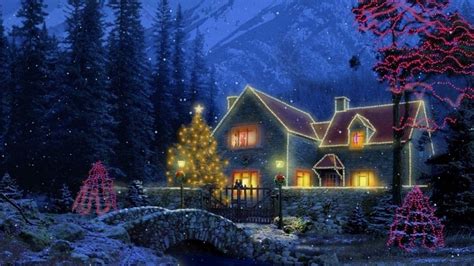 Christmas Cottage Wallpaper 64 Pictures