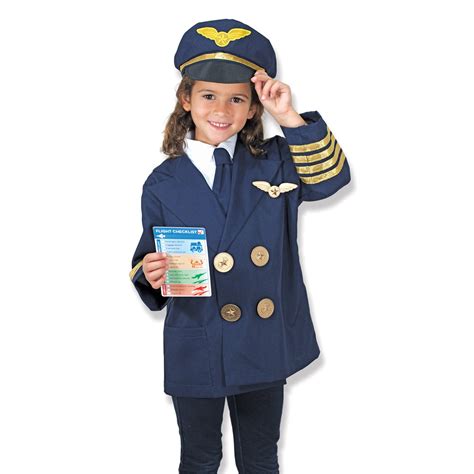 female pilot costume