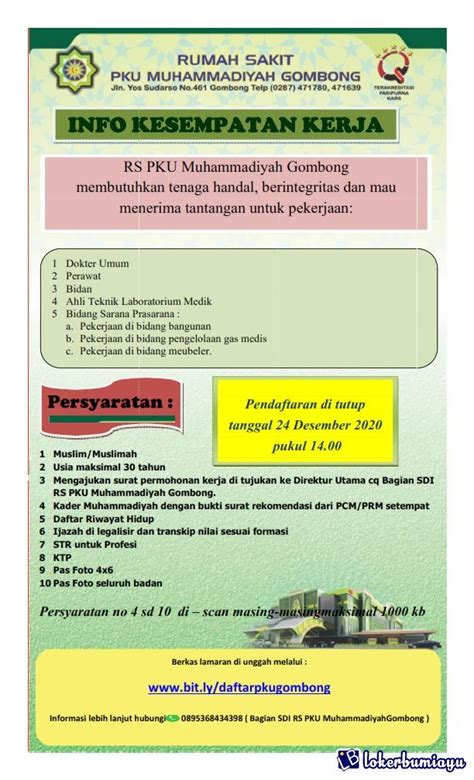 Banyumas karir info lowongan kerja gombong 2018, lowongan kerja di ganesha operation martabak vip merupakan martabak jaman now denfgan banyak pilihan rasa original, red velvet loker. Loker Martabak Gombong / 1 Tahun Yang Lalu Laporkan ...