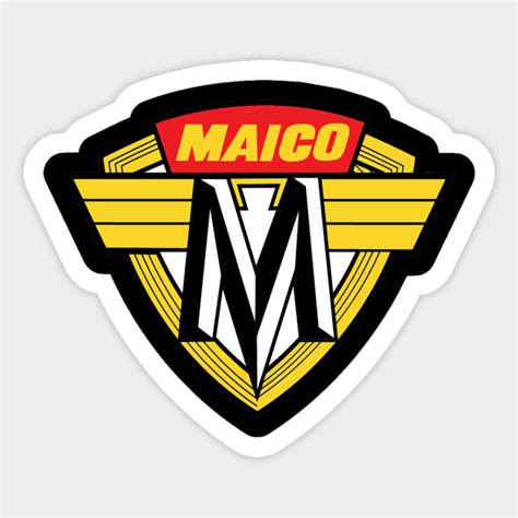 Maico Logo Maico Motorcycle Sticker Teepublic