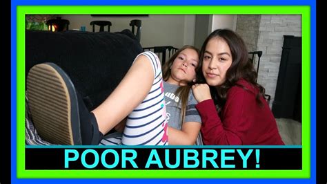 Poor Aubrey Did She Break Her Foot Youtube