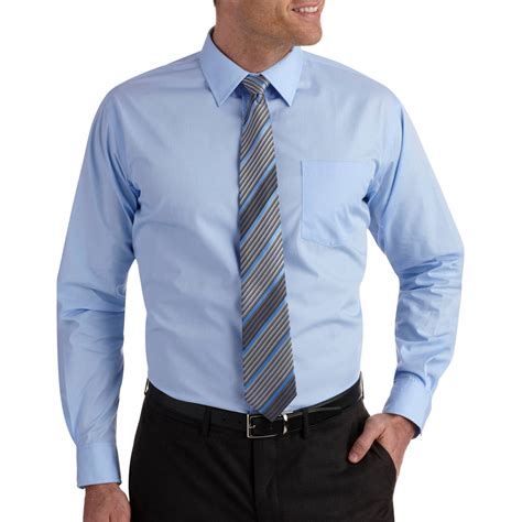 Men S Packaged Dress Shirt Tie Set Walmart Com