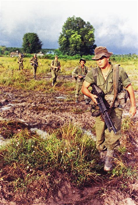 Australian Troops Vietnam War 1970 Photo By Henri Huet Flickr