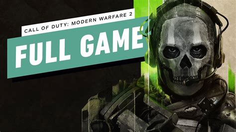 Call Of Duty Modern Warfare 2 Remake Full Game Walkthrough