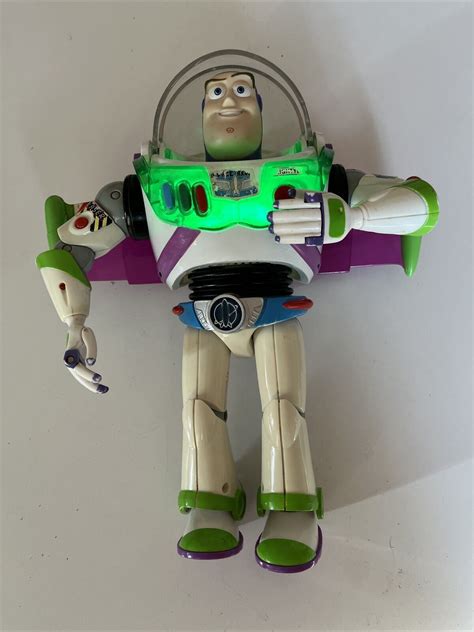 Disney Toy Story Turbo Glo Buzz Lightyear Deluxe Figure V0935 30cm