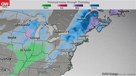 Weather Forecast Northeast Snow Begins To Slow For Groundhog Day Cnn