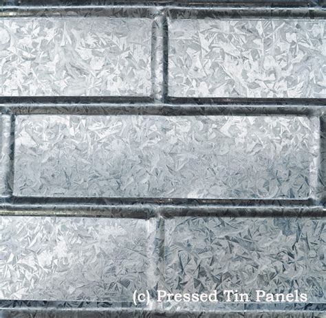 This article describes tin ceilings, embossed metal ceilings or ceiling panels made of tin or aluminum. Brick Galvanised Wall & Ceiling Panels