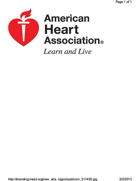 American Heart Association Live And Learnheartorg