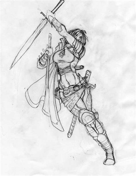 Warrior Woman Drawing At Getdrawings Free Download