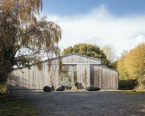 An Agricultural Barn Converted Into A Modern Art Studio