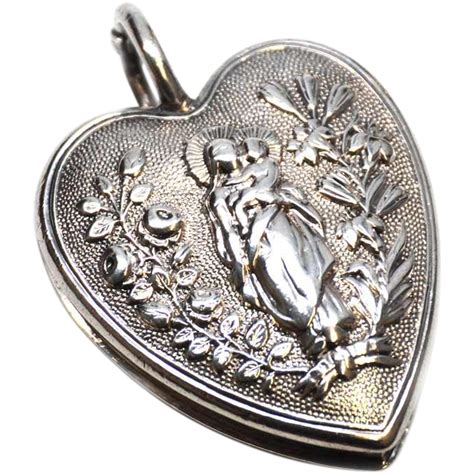 Antique Nineteenth Century Double Side Nun's Ex Voto Sacred Heart | Sacred heart, Sacred, Heart ...