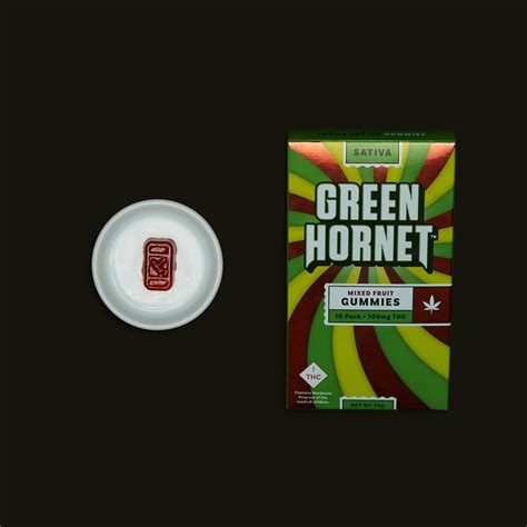 Sativa Mixed Fruit Gummies 64 Green Hornet Proper