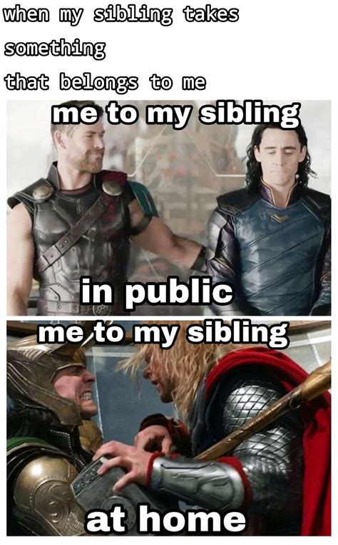 Really Though Loki And Thor Are The Most Relatable Characters In Mcu