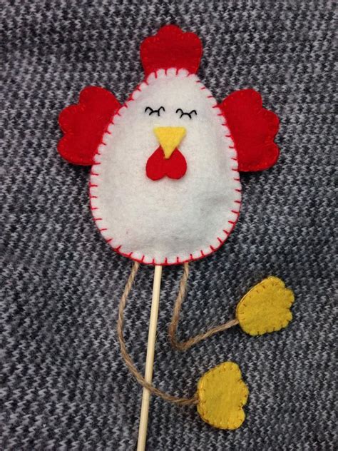 Handmade Felt Hens Chickens Etsy Felt Easter Crafts Handmade Felt Easter Crafts