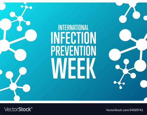 International Infection Prevention Week Holiday Vector Image