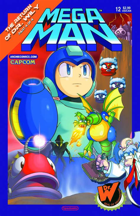 Rockman Corner Cover And Solicitation For Mega Man 12
