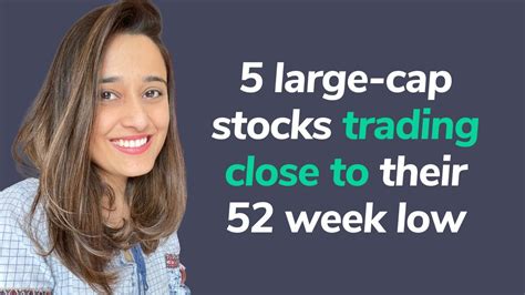 5 Large Cap Stocks Trading Close To Their 52 Week Low Youtube