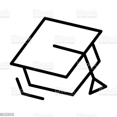 College Graduation Cap Icon From Fashion Collection Thin Linear College