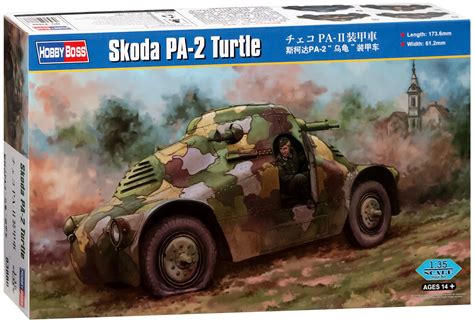 Военен автомобил Skoda Pa 2 Turtle макет Storebg