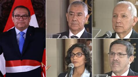 Los Cuatro Nuevos Ministros Que Integran El Gabinete De Alberto Otárola Infobae
