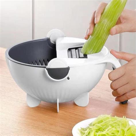 Dropship New 9 In 1 Multi Function Magic Rotate Vegetable Cutter With