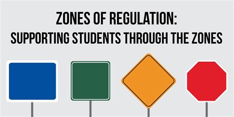 Zones Of Regulation Traffic Signs Printable Templates Free