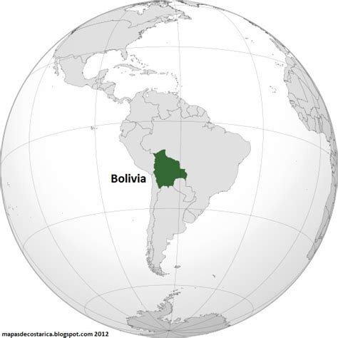 Mapas De Bolivia America