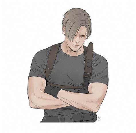 Leon S Kennedy Resident Evil And More Drawn By Ashley Swidowski