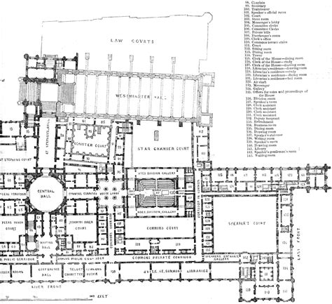 House of Commons Floor Plan 1843