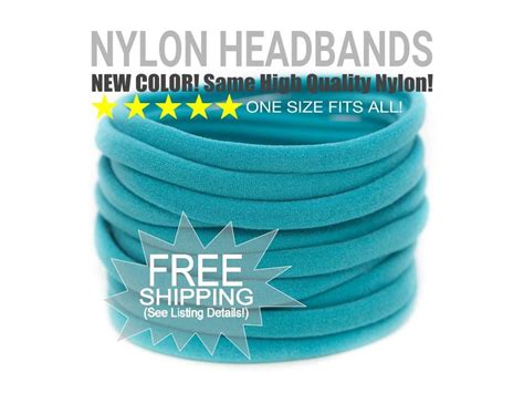 Teal Nylon Headbands Wholesale Wholesale Spandex Headband